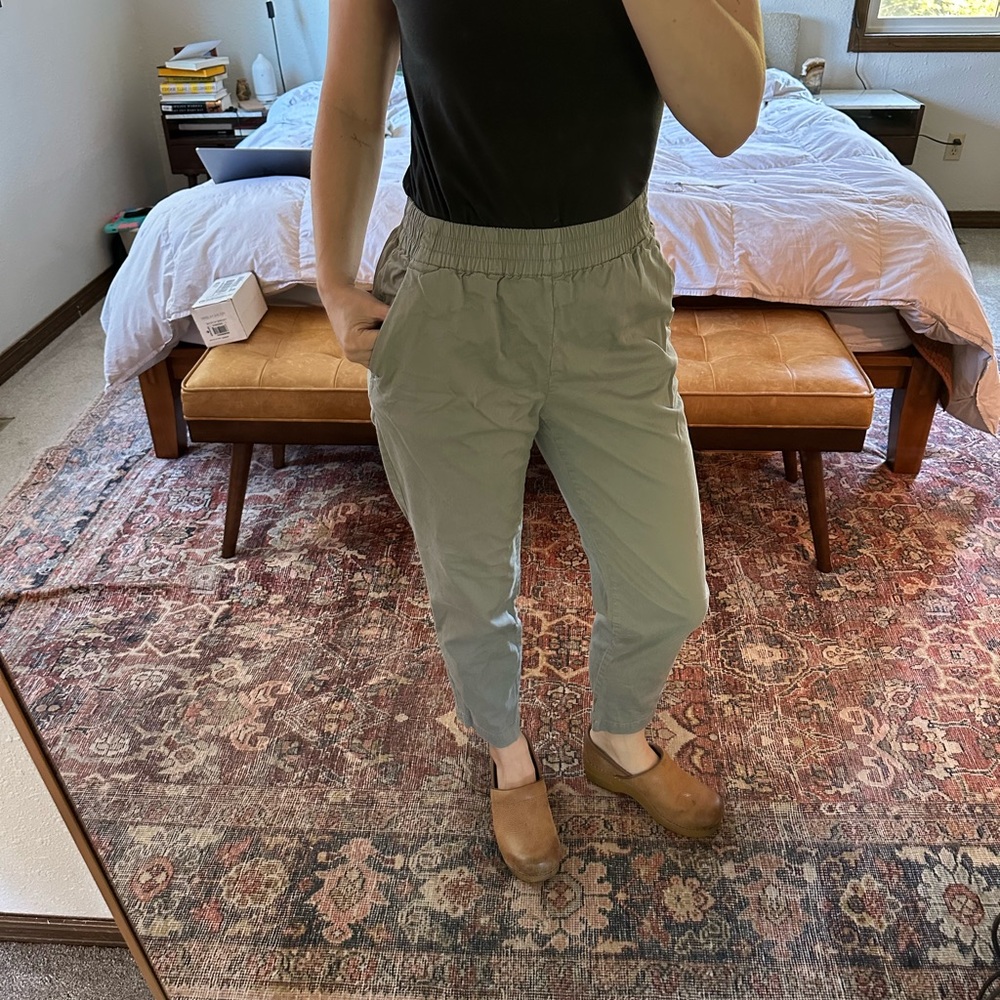 Everlane Women's Green Casual Easy Pants